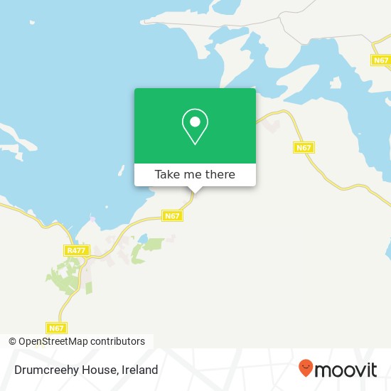 Drumcreehy House map