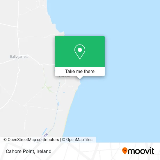 Cahore Point map