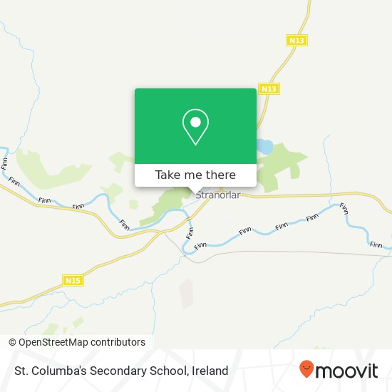 St. Columba's Secondary School map