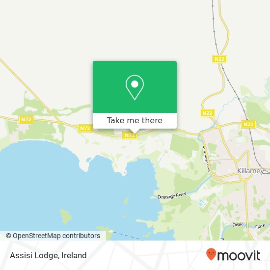 Assisi Lodge map