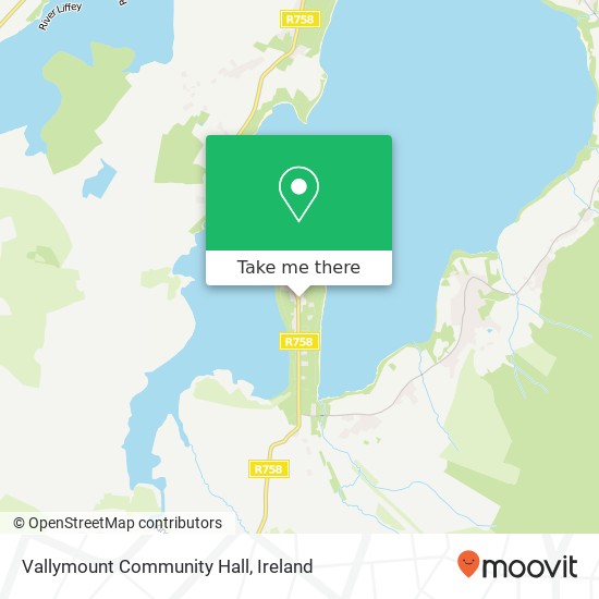 Vallymount Community Hall map