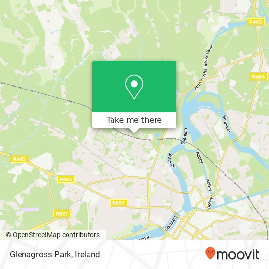 Glenagross Park map