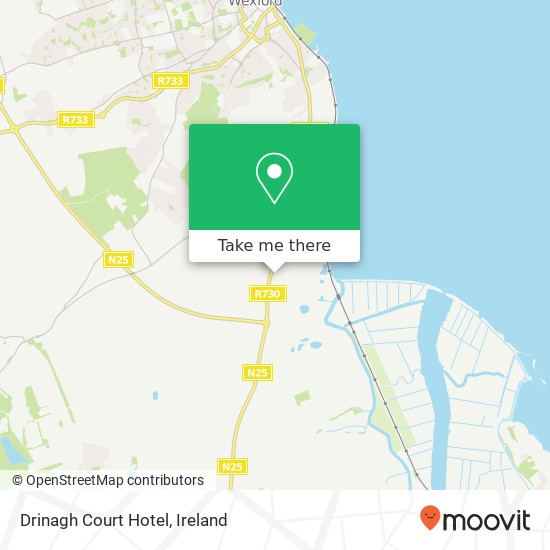 Drinagh Court Hotel map