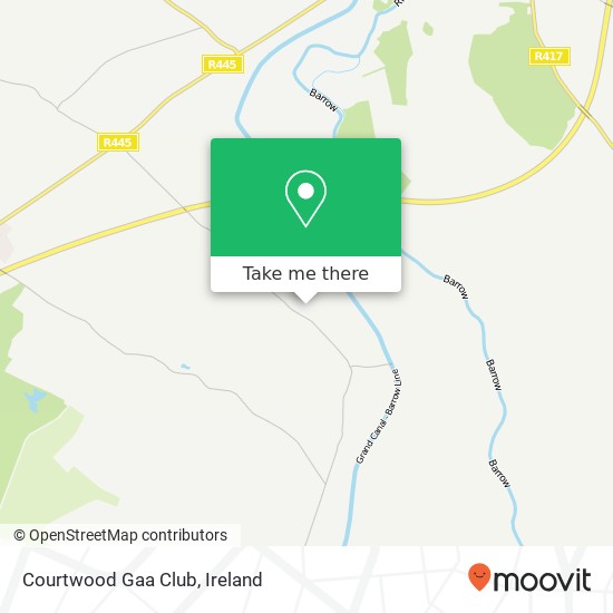 Courtwood Gaa Club map