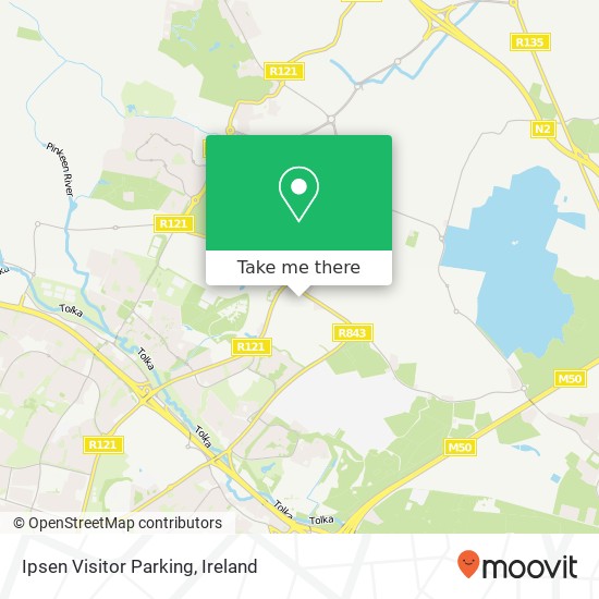 Ipsen Visitor Parking map