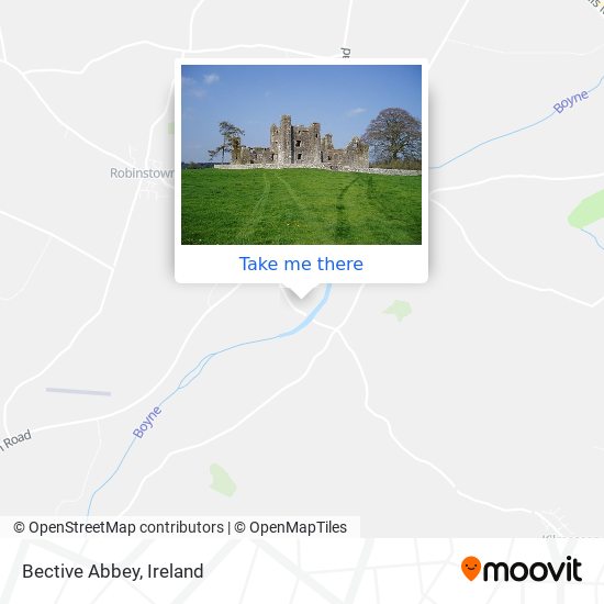 Bective Abbey map