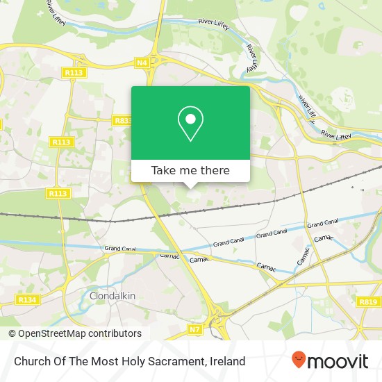 Church Of The Most Holy Sacrament map