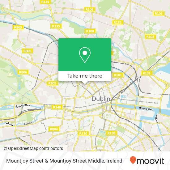 Mountjoy Street & Mountjoy Street Middle map