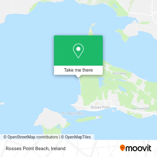Rosses Point Beach map