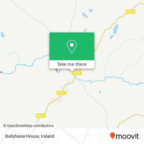 Ballyhaise House map