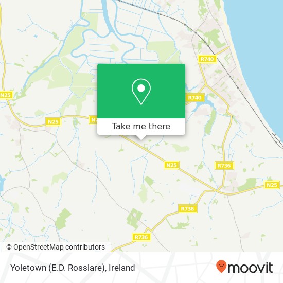 Yoletown (E.D. Rosslare) map