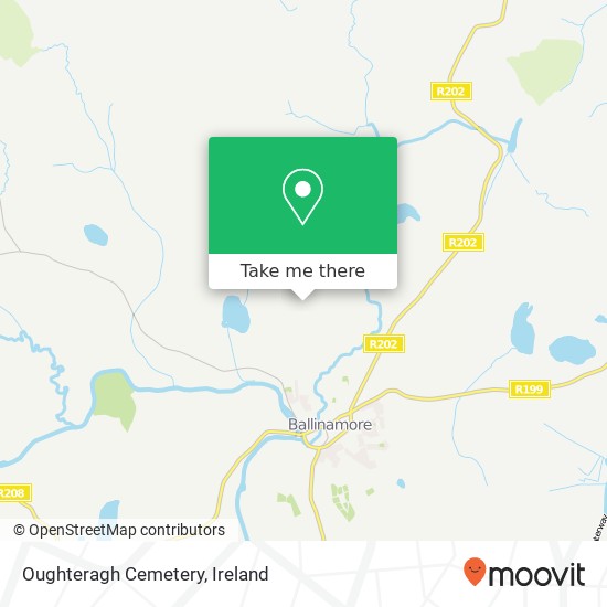 Oughteragh Cemetery map