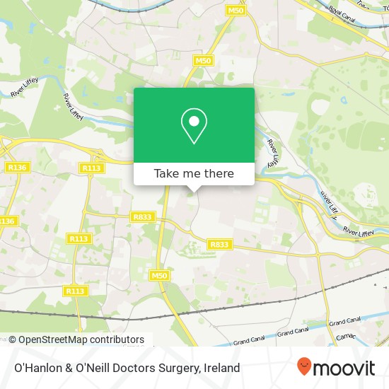 O'Hanlon & O'Neill Doctors Surgery map