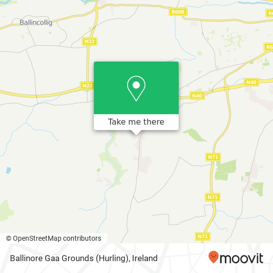 Ballinore Gaa Grounds (Hurling) map