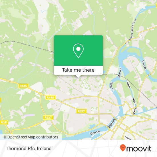 Thomond Rfc map