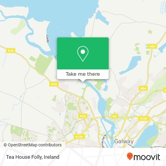 Tea House Folly map