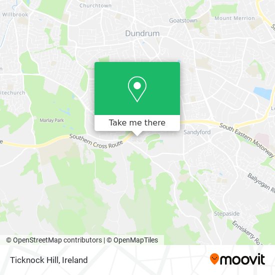 Ticknock Hill map