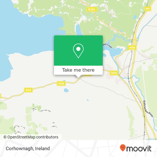 Corhownagh map