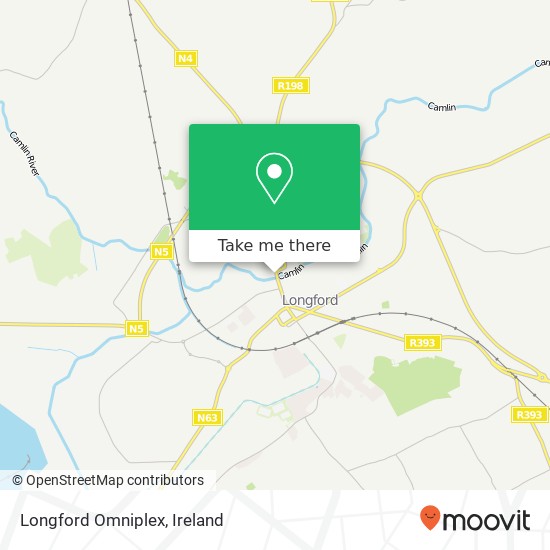 Longford Omniplex map