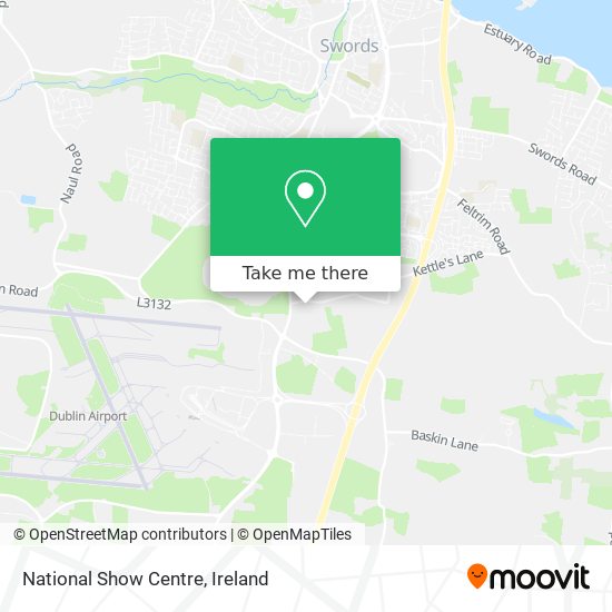 National Show Centre map