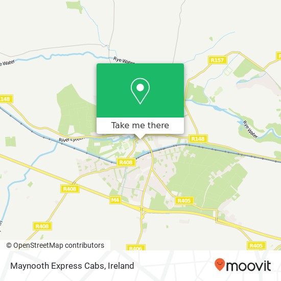 Maynooth Express Cabs map