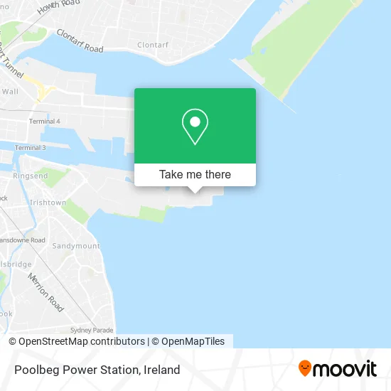 Poolbeg Power Station map