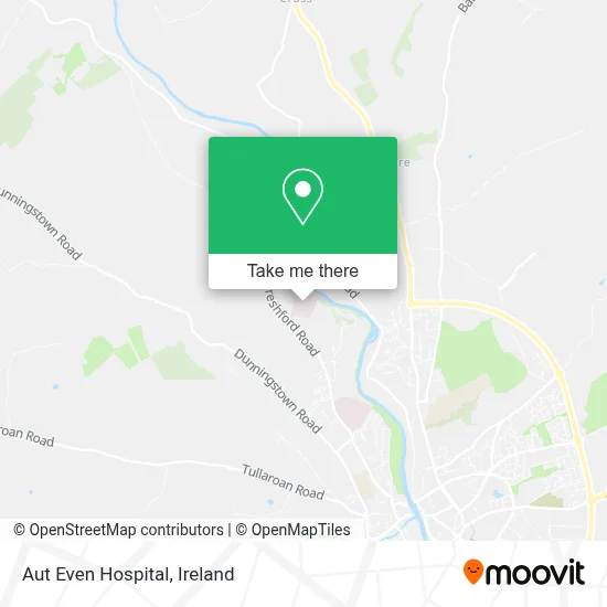 Aut Even Hospital map