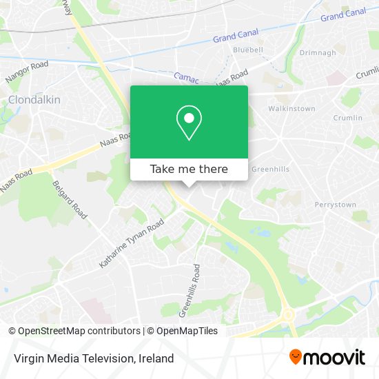 Virgin Media Television map