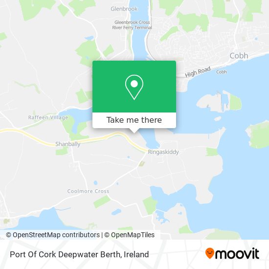 Port Of Cork Deepwater Berth map