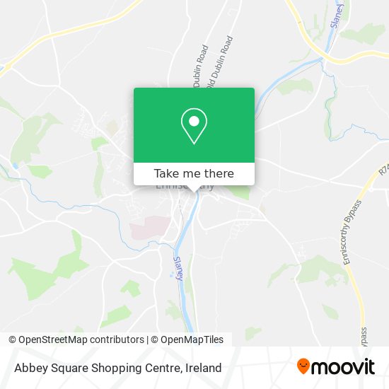 Abbey Square Shopping Centre plan