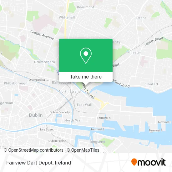 Fairview Dart Depot map