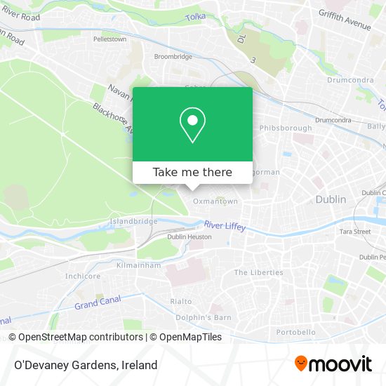 O'Devaney Gardens map