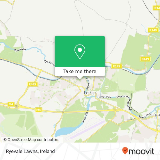 Ryevale Lawns map