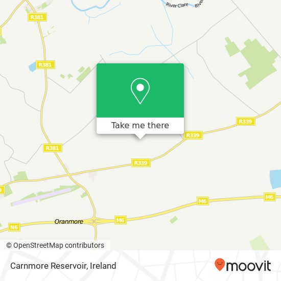 Carnmore Reservoir map