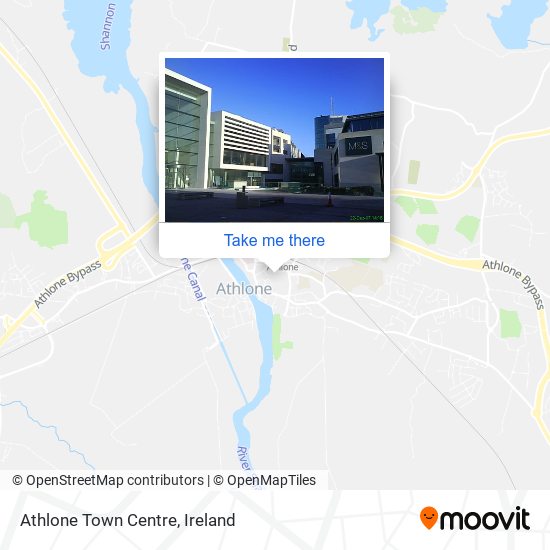 Athlone Town Centre map