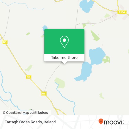 Fartagh Cross Roads map