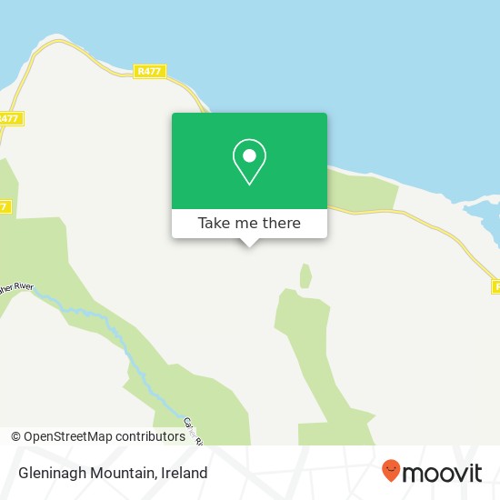 Gleninagh Mountain map