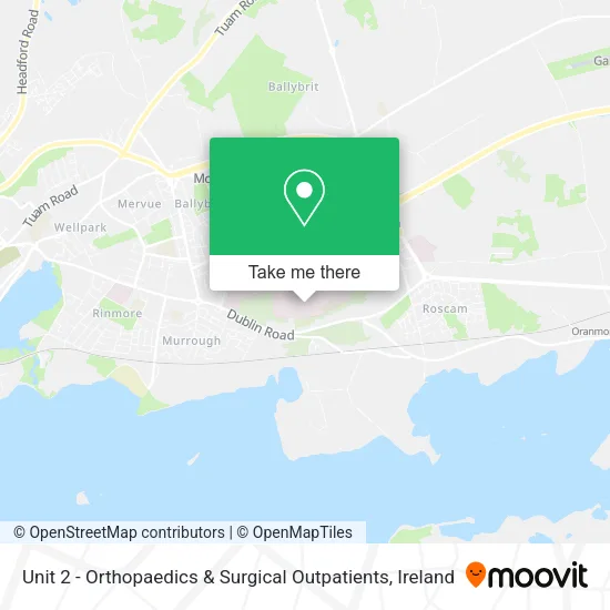 Unit 2 - Orthopaedics & Surgical Outpatients map