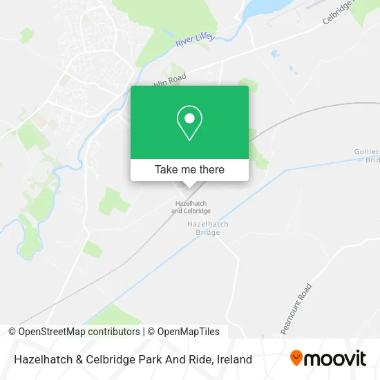 Hazelhatch & Celbridge Park And Ride map