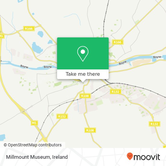 Millmount Museum map