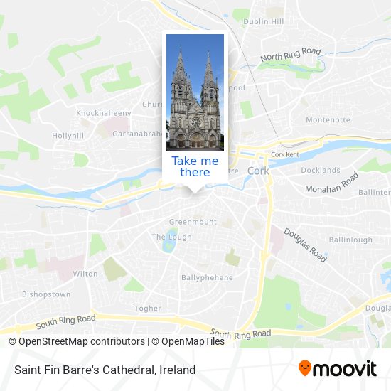 Saint Fin Barre's Cathedral map