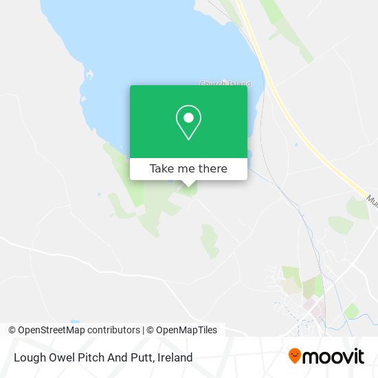 Lough Owel Pitch And Putt map