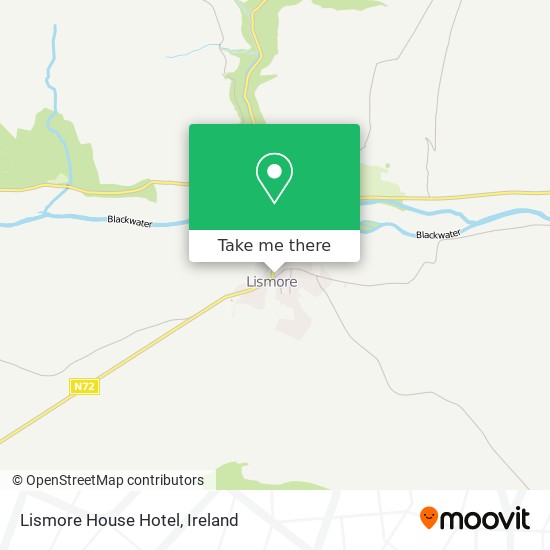 Lismore House Hotel map