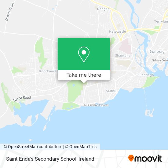 Saint Enda's Secondary School map