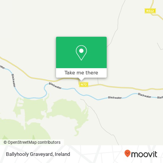 Ballyhooly Graveyard map