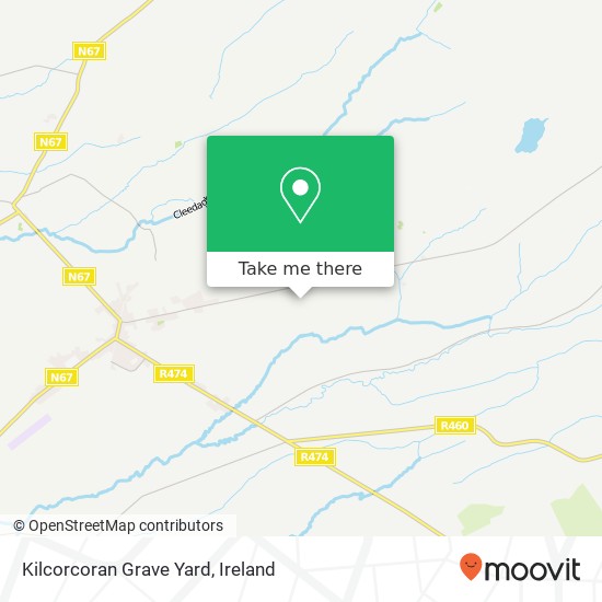 Kilcorcoran Grave Yard map