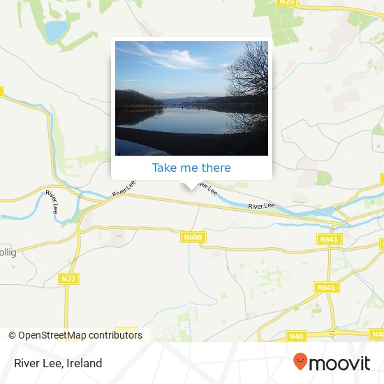 River Lee map