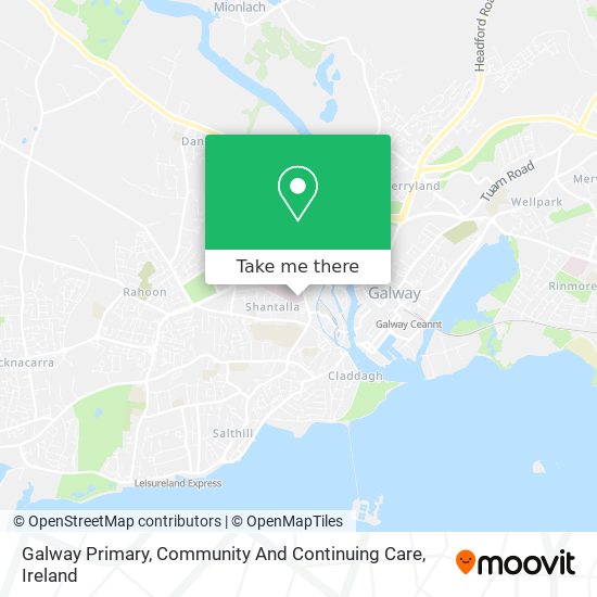 Galway Primary, Community And Continuing Care map