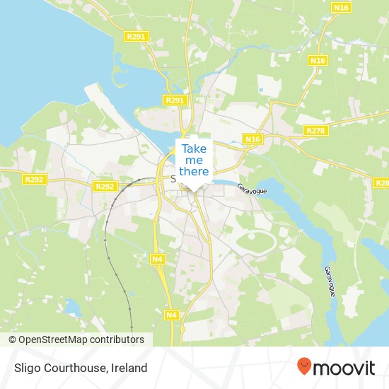 Sligo Courthouse map