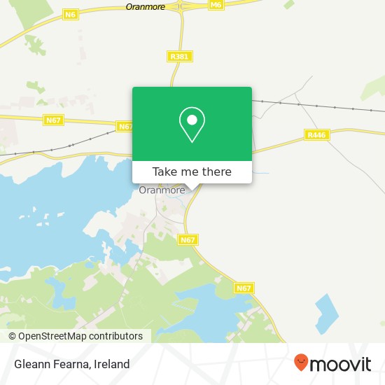 Gleann Fearna map